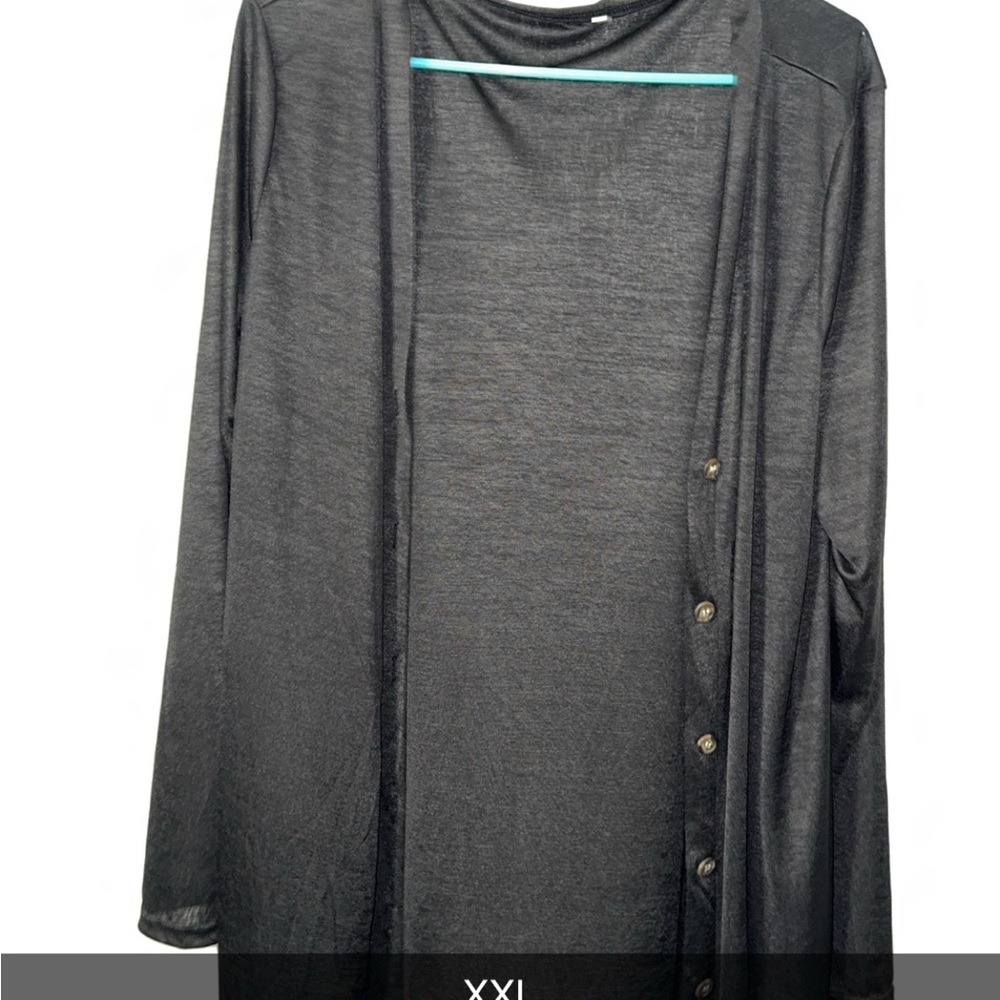 Black Long Sleeve Cardigan